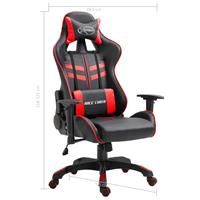 vidaXL Gaming-Stuhl  Rot