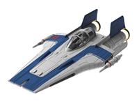 Revell Star Wars Build & Play Model Kit with Sound & Light Up 1/44 Resistance A-Wing Fighter Blue
