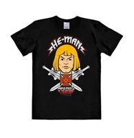 Logoshirt T-Shirt Easyfit MOTU - He-Man Face, schwarz