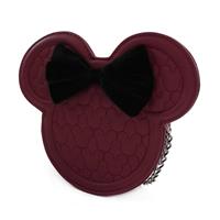 Loungefly Disney by  Crossbody Dark Red Mickey Mouse