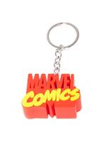 Marvel Schlüsselanhänger Marvel Comics 3D Logo rot-gelb, aus Kunststoff mit Schlüsselring.