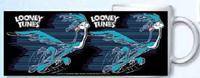 United Labels Tasse »Looney Tunes Tasse - Road Runner Becher Kaffeetasse Becher Kaffeebecher aus Porzellan Schwarz 320 ml«, Porzellan