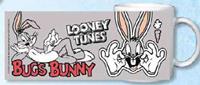 United Labels Tasse »Looney Tunes Tasse - Bugs Bunny Becher Kaffeebecher Kaffeetasse Grau aus Porzellan 320 ml«, Porzellan