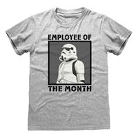 Star Wars - Employee Of The Month Unisex Small T-Shirt - Grey