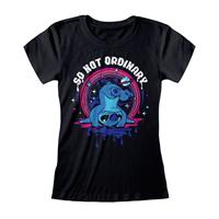 Lilo & Stitch - Not Ordinary Women's Large T-Shirt - Black