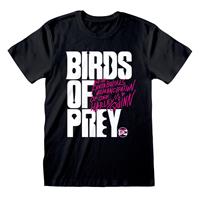 Birds Of Prey - Logo Unisex Medium T-Shirt - Black