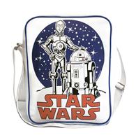 LOGOSHIRT Tasche mit C-3PO- und R2-D2-Frontdruck Krieg der Sterne - C-3PO R2-D2