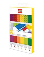 Joy Toy LEGO Felt Tip Pens Set 12-Pieces Bricks