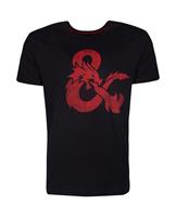 Difuzed Dungeon & Dragons T-Shirt Dragon Logo Size M