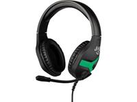 konix NEMESIS Gaming headset Stereo, Kabelgebonden On Ear Zwart/groen