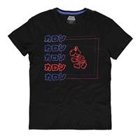 Nintendo - Neon Japanese Dry Bones Mens Medium T-Shirt - Black