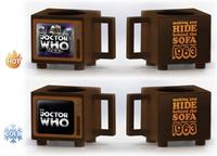 doctorwho Doctor Who 3D Tasse Retro TV Thermoeffekt multicolor, bedruckt, 100 % Keramik, Fassungsvermögen 500 ml. 152 x 101,5 cm