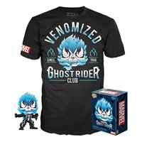 Marvel Venomised Ghost Rider Pop! & Tee Bundle 