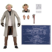 NECA Back to the Future 7  Scale Action Figure Ultimate Doc Brown