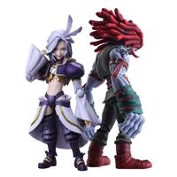 Final Fantasy IX Bring Arts Action Figures Kuja & Amarant Coral 16 - 18 cm