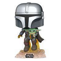 Star Wars The Mandalorian Mandalorian Flying with Jet Funko Pop! Vinyl