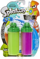 Jakks Pacific World of Nintendo - Splatoon Splatter Shot Ink Blaster Soaker Refill 2-Pack (Green/Purple)