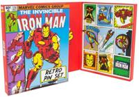 Numskull Marvel - Iron Man Retro Pin Badge Set