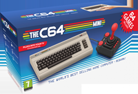 Retro Games C64 Mini Retro Gamingsystem inkl. 64 Games, Tastatur und Joystick