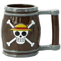 onepiece 3D Tasse Fass bedruckt, aus Keramik, Fassungsvermögen 350 ml., in Geschenkkarton. 152 x 101,5 cm - One Piece