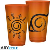 Abystyle Naruto Shippuden - Konoha & Seal Large Glass