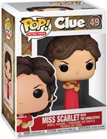 Funko Clue Pop Vinyl: Miss Scarlet with the Candlestick