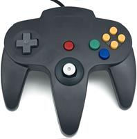 Teknogame Nintendo 64 Controller Zwart ()