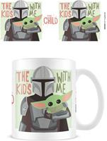 Hole in the Wall Star Wars the Mandalorian Mug - The Kid's With Me