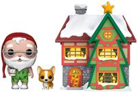 Funko Peppermint Lane Pop Vinyl: Santa Claus & Nutmeg with House