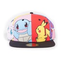 Pokemon - Characters PopArt Snapback Unisex Baseball Cap (Multi-colour)