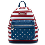 Loungefly Americana Quilted Mini Backpack