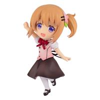 Plum Is the Order a Rabbit Bloom PVC Statue Cocoa 6 cm