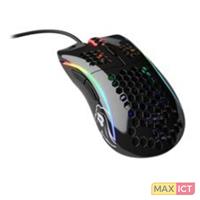 Glorious Model D - Glanzend zwart - Gaming muis - Optisch - 6 knoppen - Zwart met RGB-licht