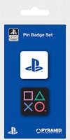 Pyramid International Playstation Enamel Pin Badge Set