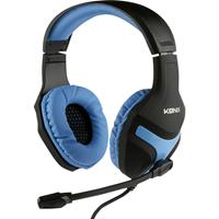 konix Nemesis Headset Gaming headset 3.5 mm jackplug Kabelgebonden Over Ear Zwart-blauw