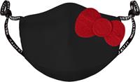 Difuzed Hello Kitty - Adjustable Shaped Black Face Mask (1 Pack)