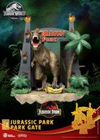 Beast Kingdom Toys Jurassic Park D-Stage PVC Diorama Park Gate 15 cm