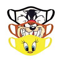 Difuzed Looney Tunes Face Masks 3-Pack Core