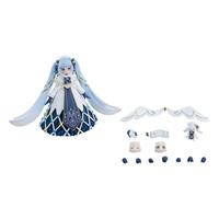 Max Factory Character Vocal Series 01: Hatsune Miku Figma Action Figure Snow Miku: Glowing Snow Ver. 14 cm