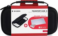 Big Ben Transport Case - S (Zwart) + Tempered Glass Screen Protector (Nintendo Switch Lite)