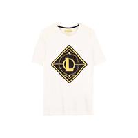 leagueoflegends League Of Legends - Gold Logo White - - T-Shirts