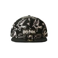 Difuzed Harry Potter Snapback Cap Heraldic Animals BW