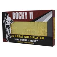 FaNaTtik Rocky II Replica Superfight II Ticket (gold plated)