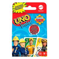 Mattel Fireman Sam Card Game UNO Junior