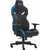 Sandberg Voodoo Gaming Chair Black/Blue Gaming Stuhl - Schwarz / Blau - PU-Leder - Bis zu 150 kg