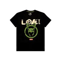 Difuzed Loki T-Shirt Logo Badge Size S