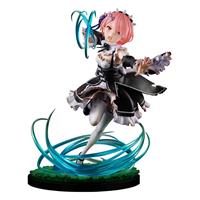 Kadokawa Re:ZERO -Starting Life in Another World- PVC Statue 1/7 Ram Battle with Roswaal Ver. 24 cm