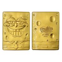 Fanattik SpongeBob SquarePants 24k Gold Plated Ingot