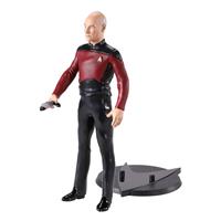 Noble Collection Star Trek Captain Picard BendyFig 7.5 Inch Action Figure