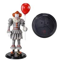 Noble Collection IT Pennywise the Clown BendyFig 7.5 Inch Action Figure